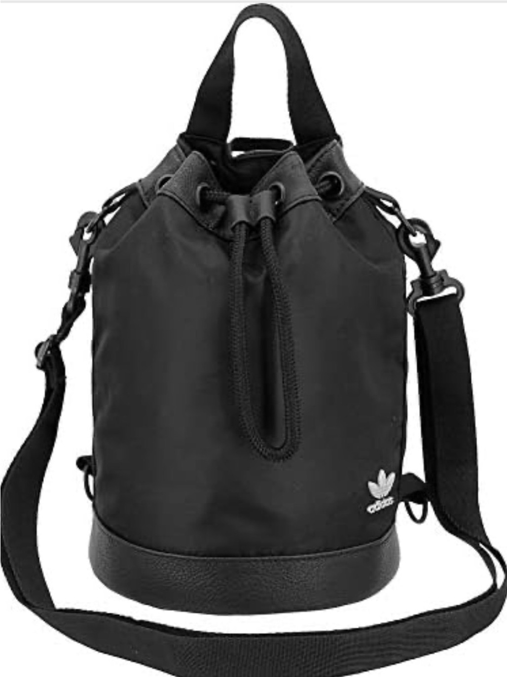 Adidas Black Drawstring Bucket Backpack